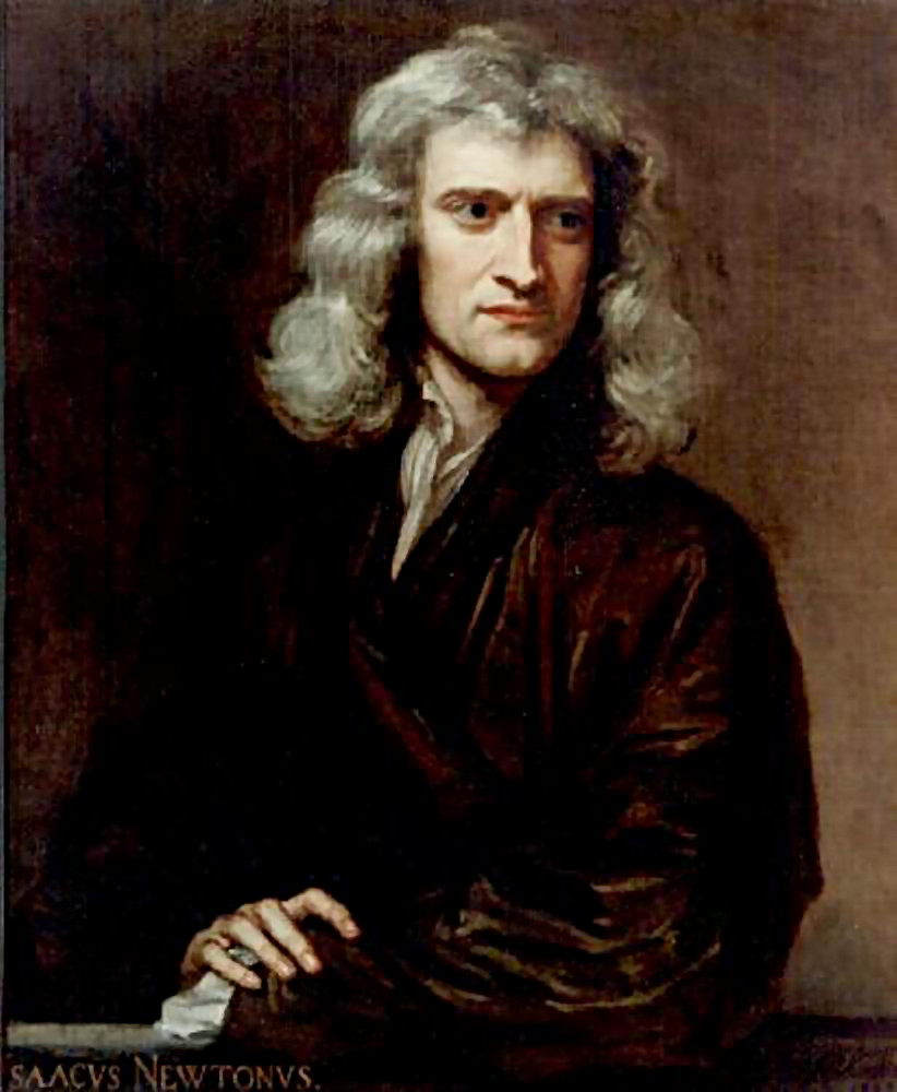 portrait of Isaac Newton