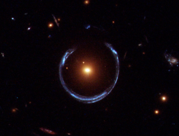 photo of an Einstein ring