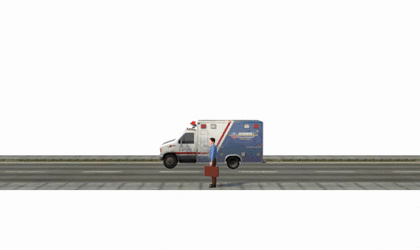 animation illustrating the Doppler effect